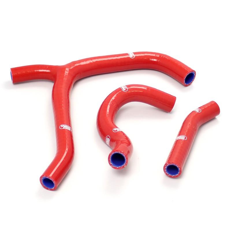 Samco Sport Coolant Hose 3 Piece Kit Red 14-15 Honda 250 CRF R Samco Sport Hon-87-rd