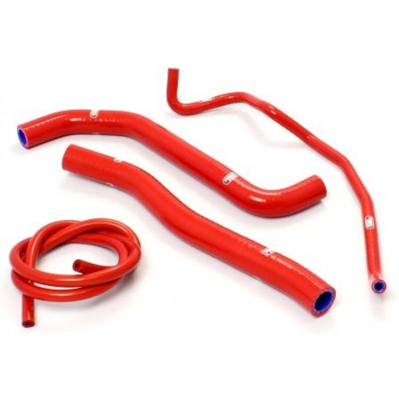 Samco Sport Coolant Hose 4 Piece Kit Red Honda 250 CRF L Rally Samco Sport Hon-90-rd