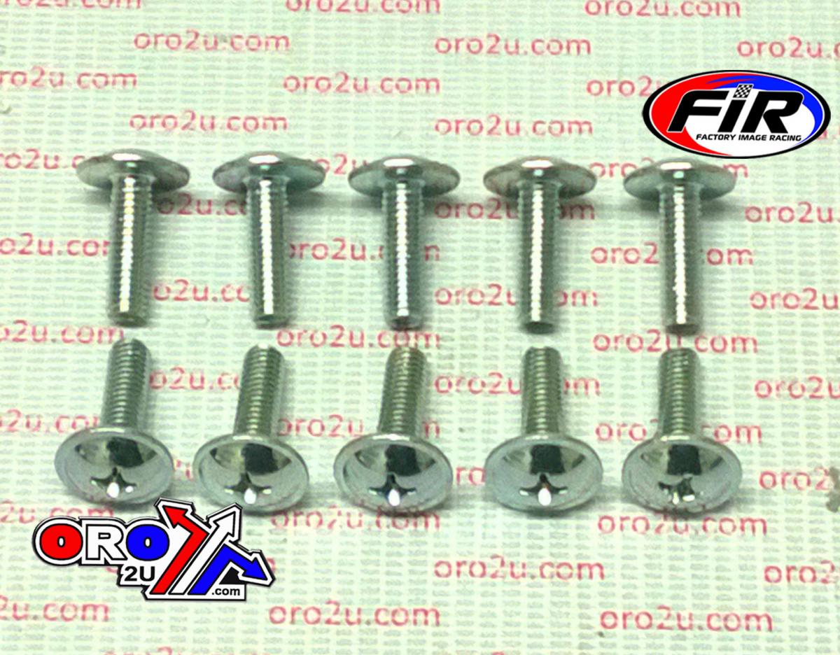 Factory Image Racing M6X20 Fairing Screw Pack Bolt, Only (no Nut Or Washers)