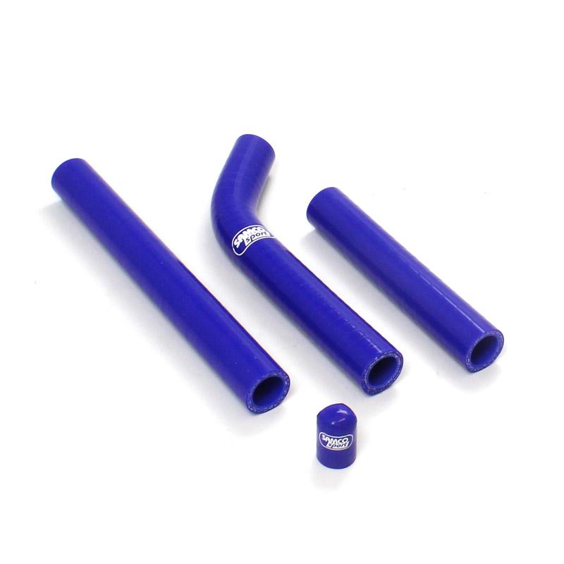 Samco Sport Coolant Hose 4 Piece Kit Blue 08-12 KTM 125 200 TE EXC XC-w Thermo Bypass Samco KTM-49-bu