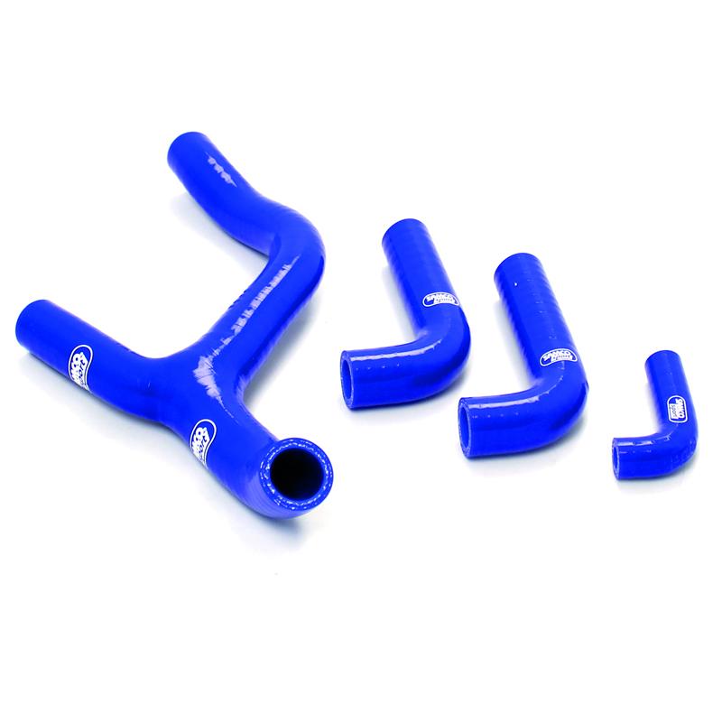 Samco Sport Coolant Hose 4 Piece Kit Blue 12-16 Husa KTM 250 350 EXC-f 'y' Race Design Samco KTM-53-bu