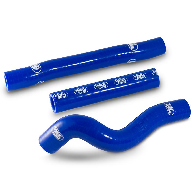 Samco Sport Coolant Hose 3 Piece Kit Blue 16-19 Husq KTM 125 150 Thermostat Bypass Samco KTM-73-bu