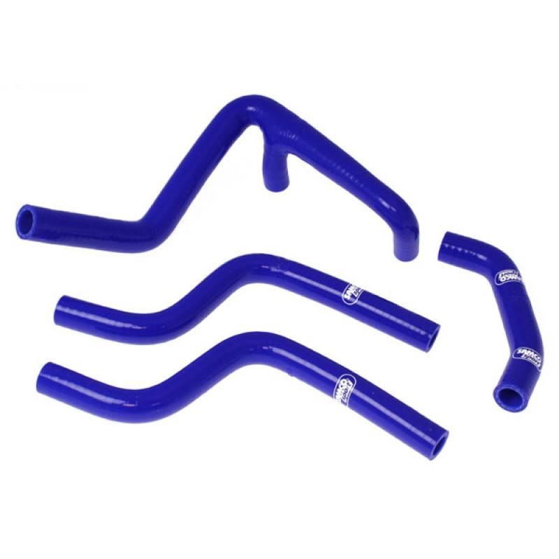 Samco Sport Coolant Hose 4 Piece Kit Blue 00-07 Husqvarna 250 360 CR WR Samco Sport Hus-3-bu