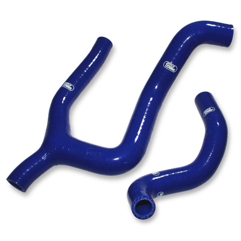Samco Sport Coolant Hose 2 Piece Kit Blue 19-23 KTM Husq Gas 350 Thermostat Bypass Samco KTM-110-bu