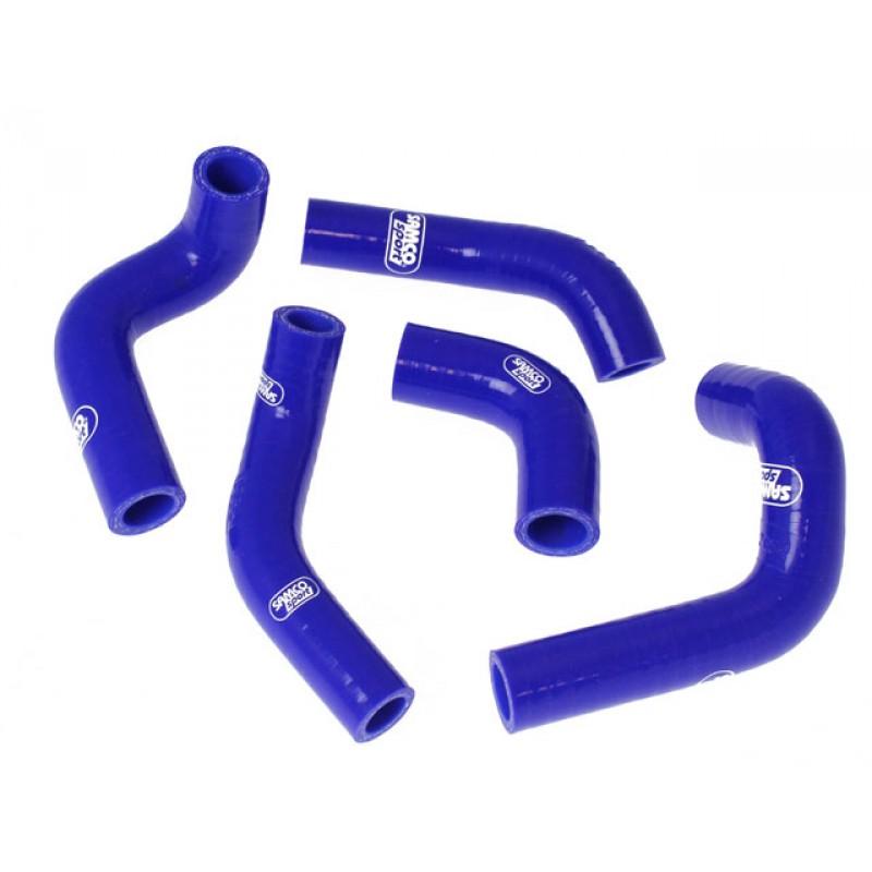 Samco Sport Coolant Hose 5 Piece Kit Blue 02-09 Husqvarna 400 450 510 TC TE Samco Sport Hus-2-bu
