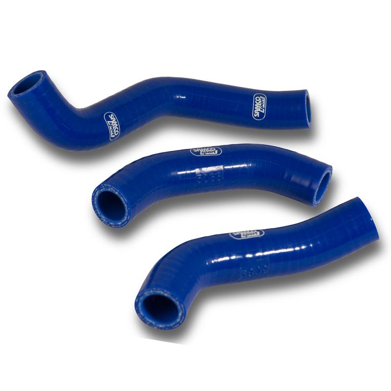 Samco Sport Coolant Hose 3 Piece Kit Blue 17-19 Husq KTM 450 501 500 Thermostat Bypass Samco KTM-92-bu