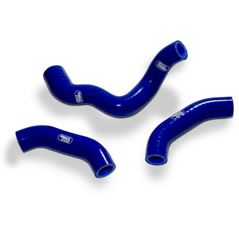 Samco Sport Coolant Hose 3 Piece Kit Blue 20-23 Husq KTM 450 500 Thermostat Bypass Samco KTM-118-bu