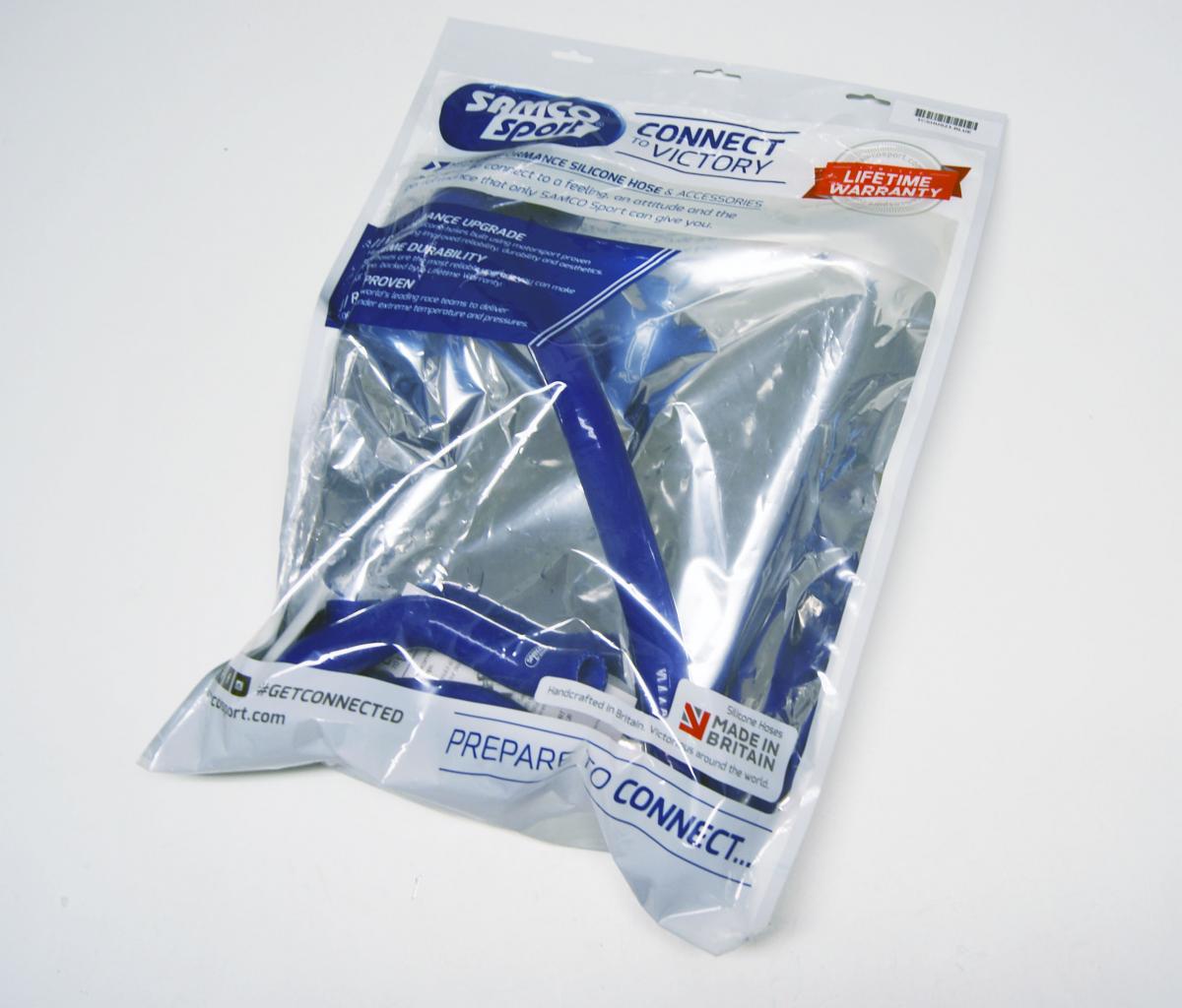 Samco Sport Coolant Hose 3 Piece Kit Blue 13-14 Husqvarna Tr 650 Samco Sport Hus-23-bu