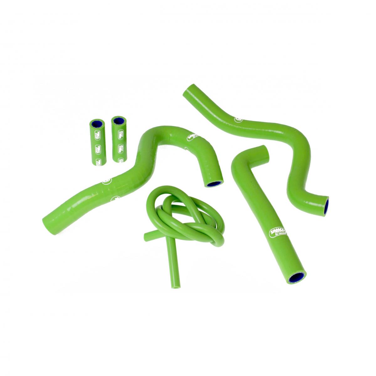 Samco Sport Coolant Hose 6 Piece Kit Green 94-98 Kawasaki 250 KX Samco Sport Kaw-27-gn