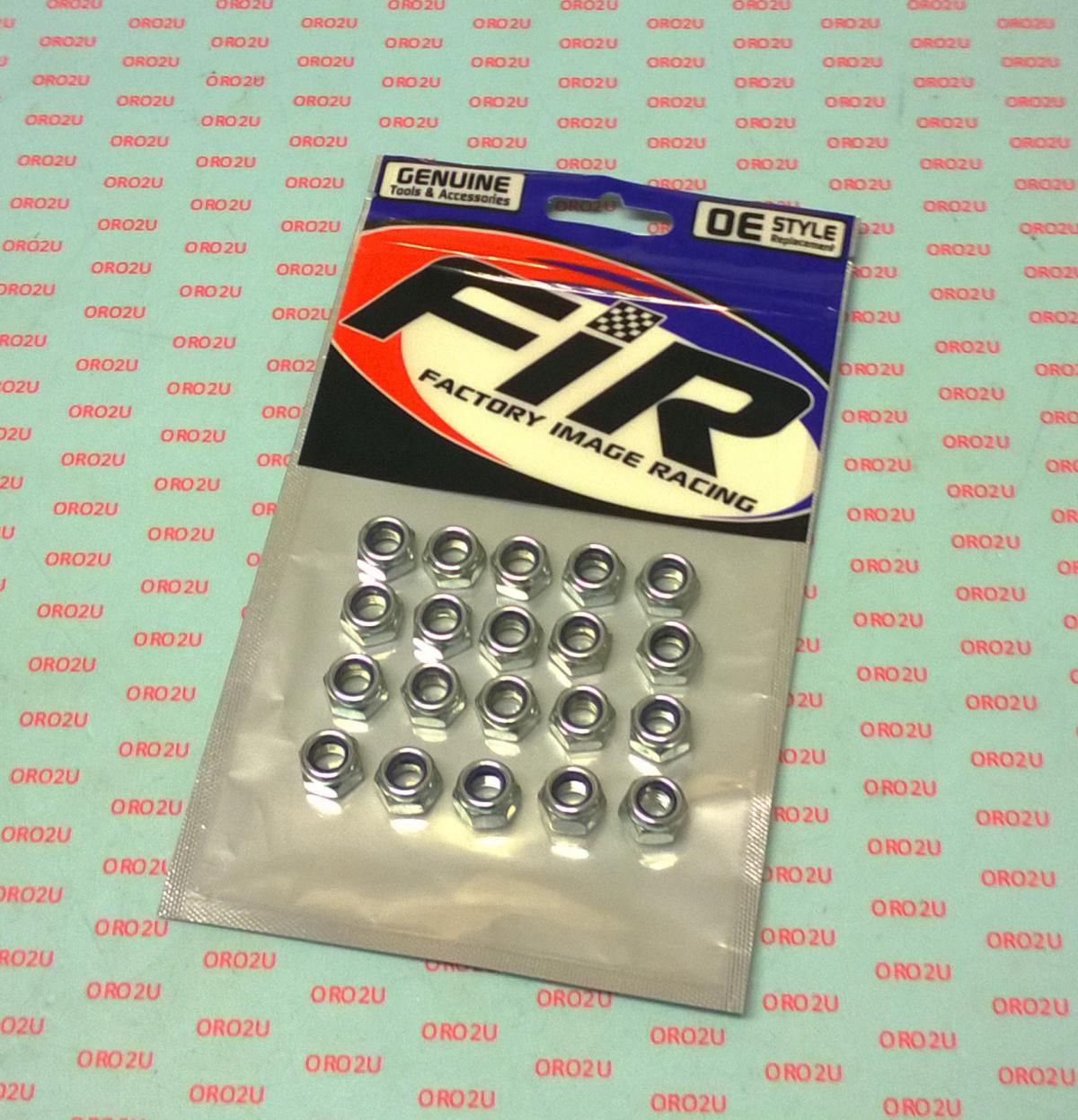 FIR Nylock M8 Nut Pack/20, Slim8x13mm