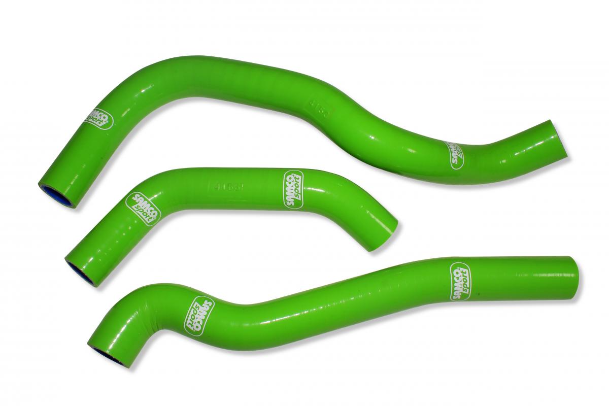 Samco Sport Coolant Hose 3 Piece Kit Green 87-07 Kawasaki 650 Klr Samco Sport Kaw-56-gn