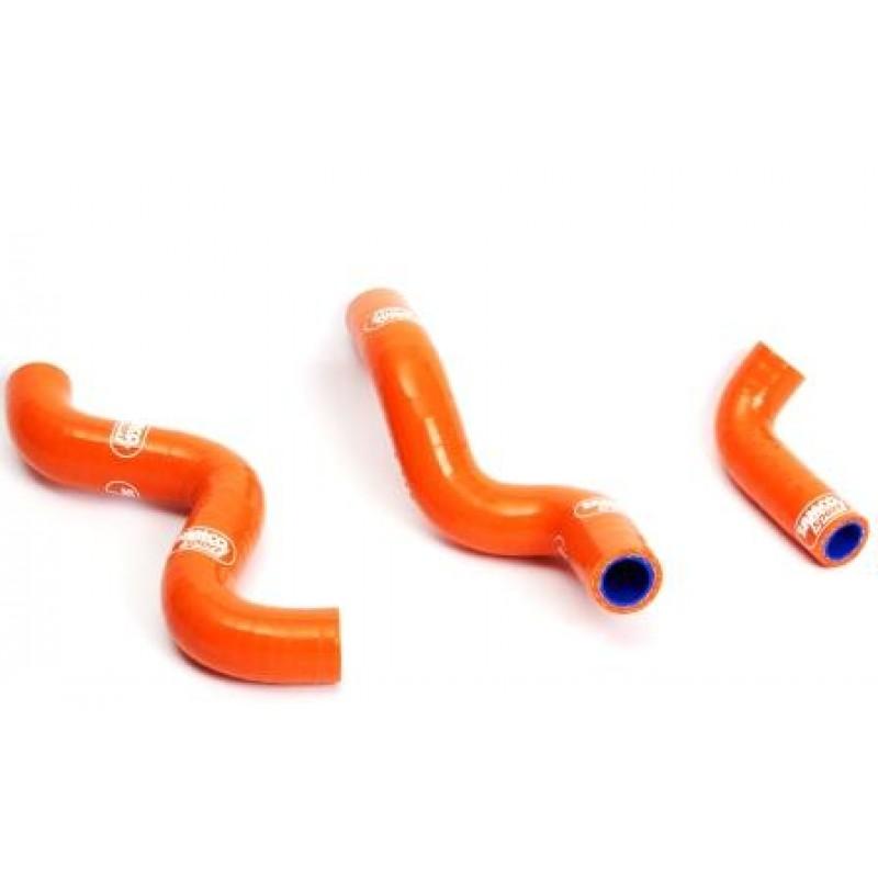 Samco Sport Coolant Hose 3 Piece Kit Orange KTM 50 SX Samco Sport KTM-10-or