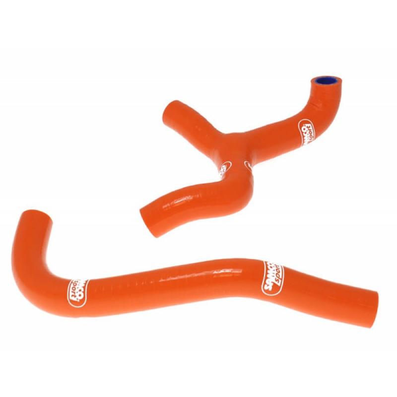 Samco Sport Coolant Hose 2 Piece Kit Orange 09-15 KTM 65 SX 'y' Race Design Samco Sport KTM-25-or