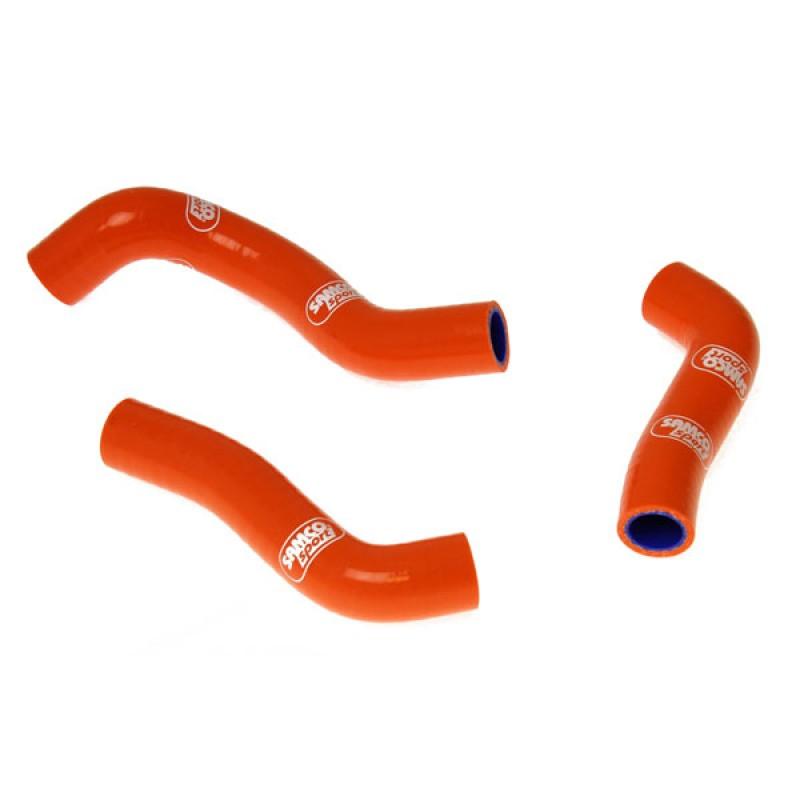 Samco Sport Coolant Hose 3 Piece Kit Orange 11-12 KTM 250 SX-F XCF XC-F Samco Sport KTM-38-or