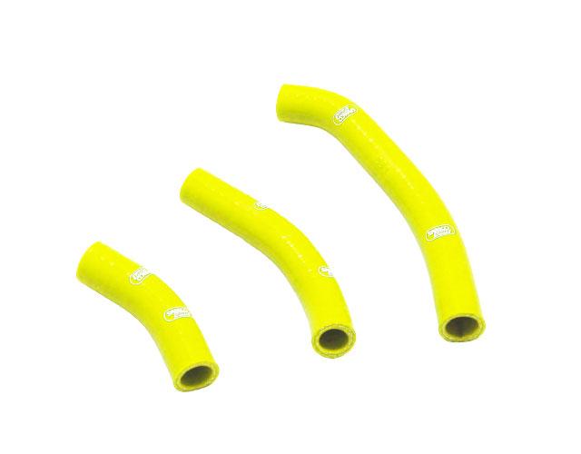 Samco Sport Coolant Hose 3 Piece Kit Yellow 88 Suzuki 250 RM Samco Sport Suz-59-ye