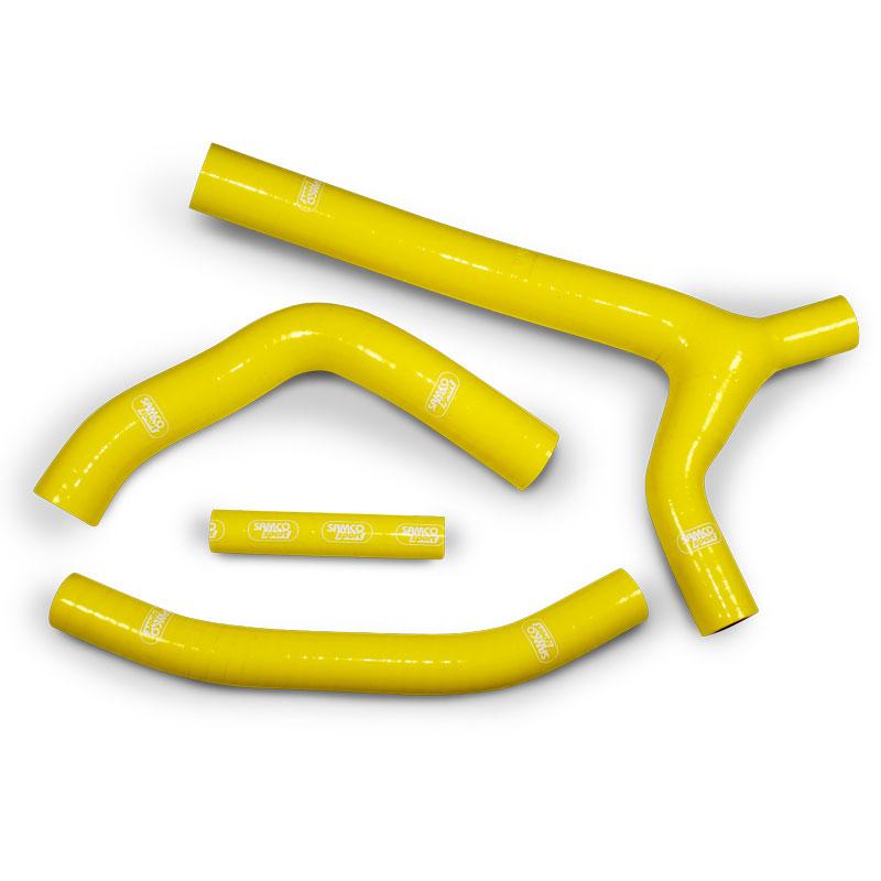Samco Sport Coolant Hose 4 Piece Kit Yellow 93-95 Suzuki RM 250 Samco Sport Suz-56-ye