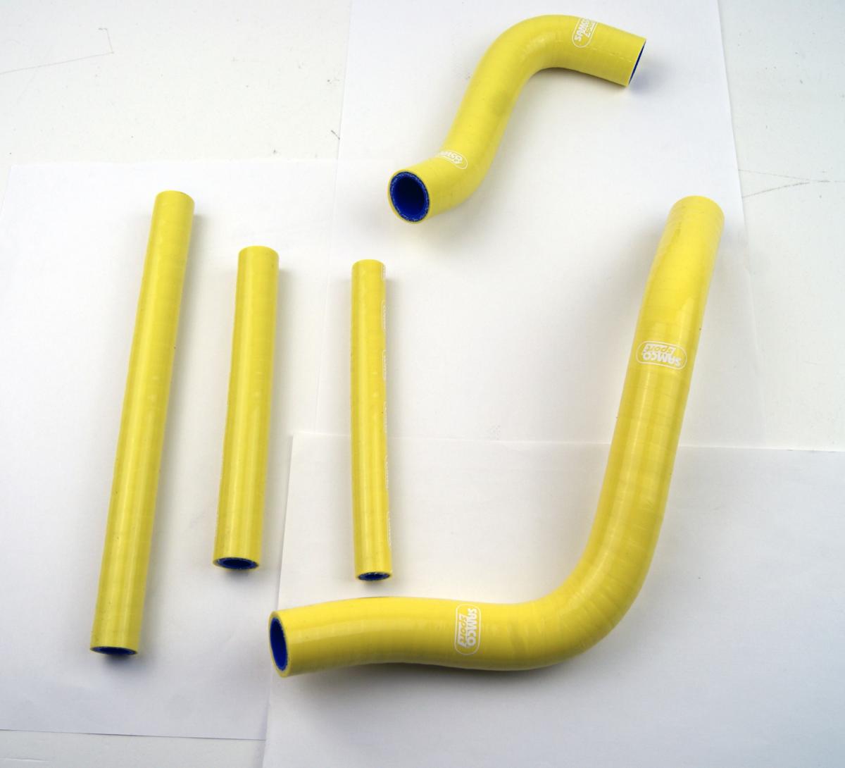 Samco Sport Coolant Hose 5 Piece Kit Yellow 96-00 Suzuki RM 250 Samco Sport Suz-57-ye