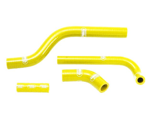 Samco Sport Coolant Hose 4 Piece Kit Yellow 05-06 Suzuki 250 RM Z 4 Stroke Samco Sport Suz-10-ye