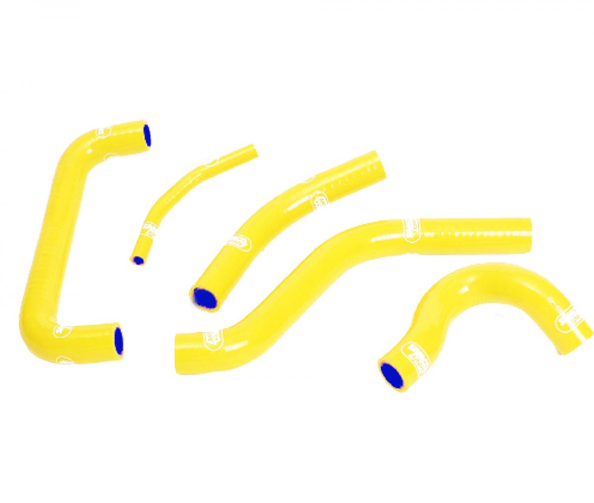 Samco Sport Coolant Hose 5 Piece Kit Yellow 04-05 Suzuki 450 RMZ Samco Sport Suz-16-ye