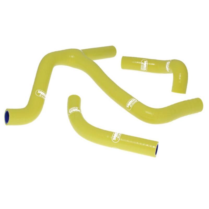 Samco Sport Coolant Hose 3 Piece Kit Yellow 08-14 Suzuki 450 RM Z 'y' Race Design Samco Suz-28-ye
