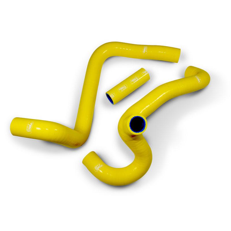Samco Sport Coolant Hose 3 Piece Kit Yellow 18-26 Suzuki 450 RM Z 'y' Race Design Samco Suz-62-ye