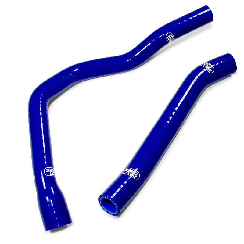 Samco Sport Coolant Hose 2 Piece Kit Blue 19-26 Yamaha 85 YZ Samco Sport Yam-90-bu