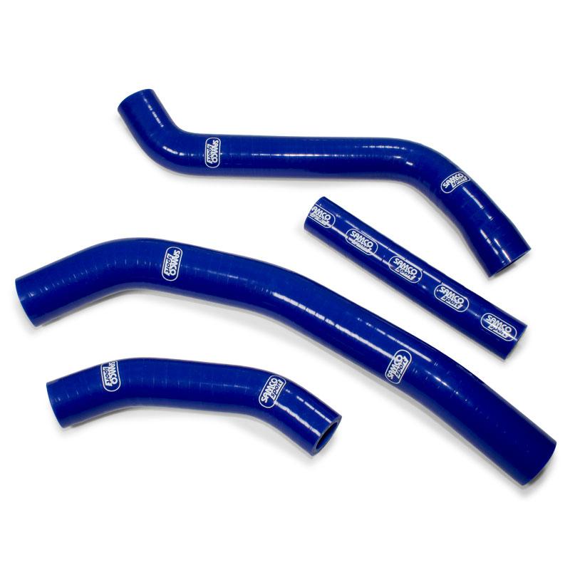 Samco Sport Coolant Hose 4 Piece Kit Blue 19-23 Yamaha 250 WR YZ F Oem Design Samco Sport Yam-91-bu