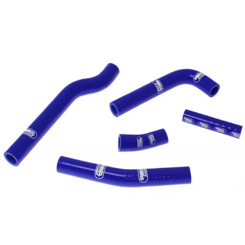 Samco Sport Coolant Hose 5 Piece Kit Blue 03-06 Yamaha 450 WR YZ F Samco Sport Yam-12-bu