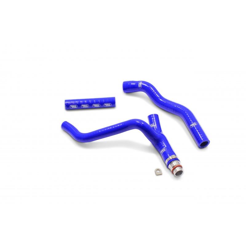 Samco Sport Coolant Hose 3 Piece Kit Blue 16-18 Yamaha 450 WR 450 F YZ 450 FX Samco Sport Yam-80-bu