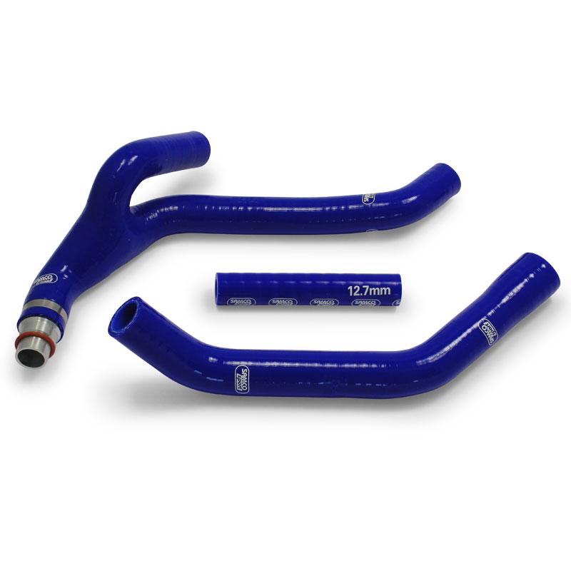 Samco Sport Coolant Hose 3 Piece Kit Blue Yamaha 450 WR YZ F 'y' Race Design Samco Sport Yam-86-bu