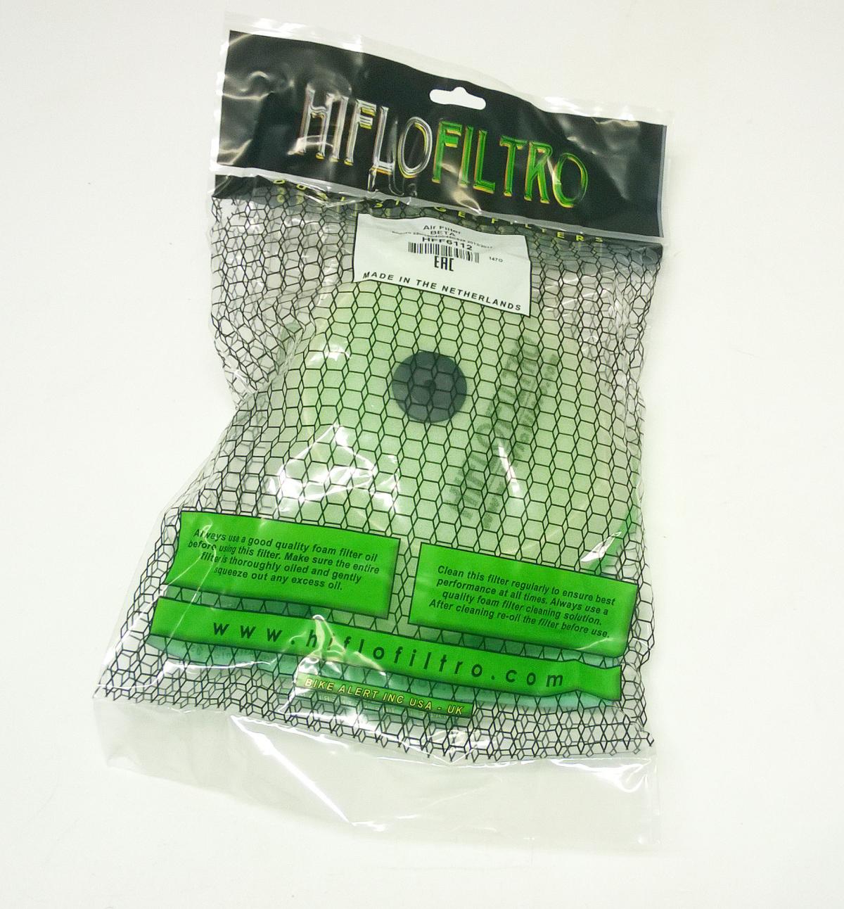 HiFlo Filters Air Filter Beta 250-525 4stk, Hiflo Hff6112