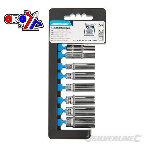 Toolstream Deep Sockets 8 Pcs 1/4 Inch Drive Toolstream 297259