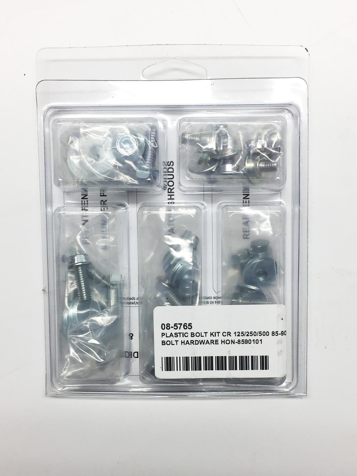 BOLT PLASTIC BOLT KIT CR 125/250/500 85-90, BOLT HARDWARE HON-8590101