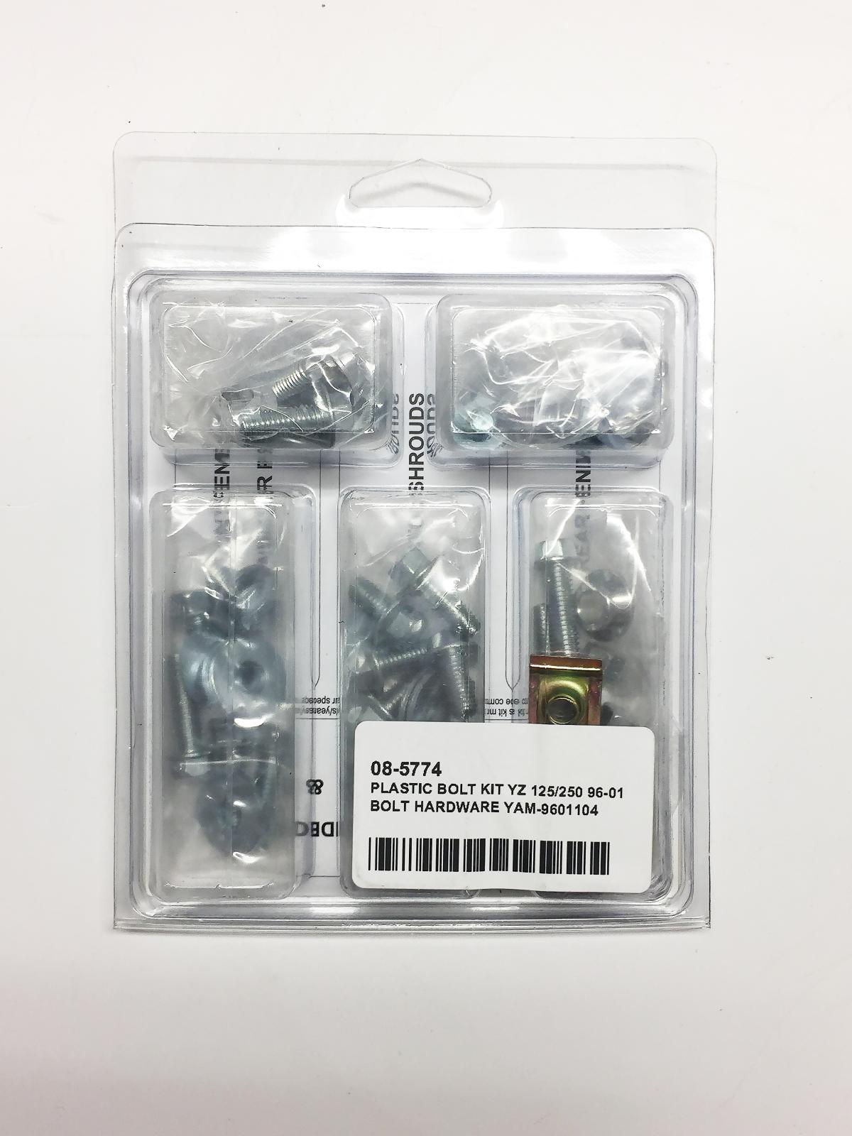 BOLT PLASTIC BOLT KIT YZ 125/250 96-01, BOLT HARDWARE YAM-9601104