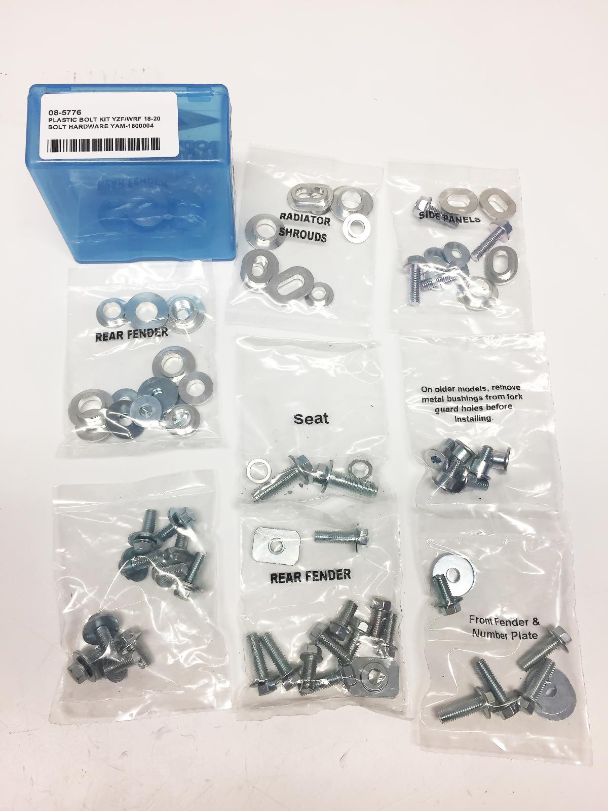BOLT PLASTIC BOLT KIT YZF/WRF 18-20, BOLT HARDWARE YAM-1800004