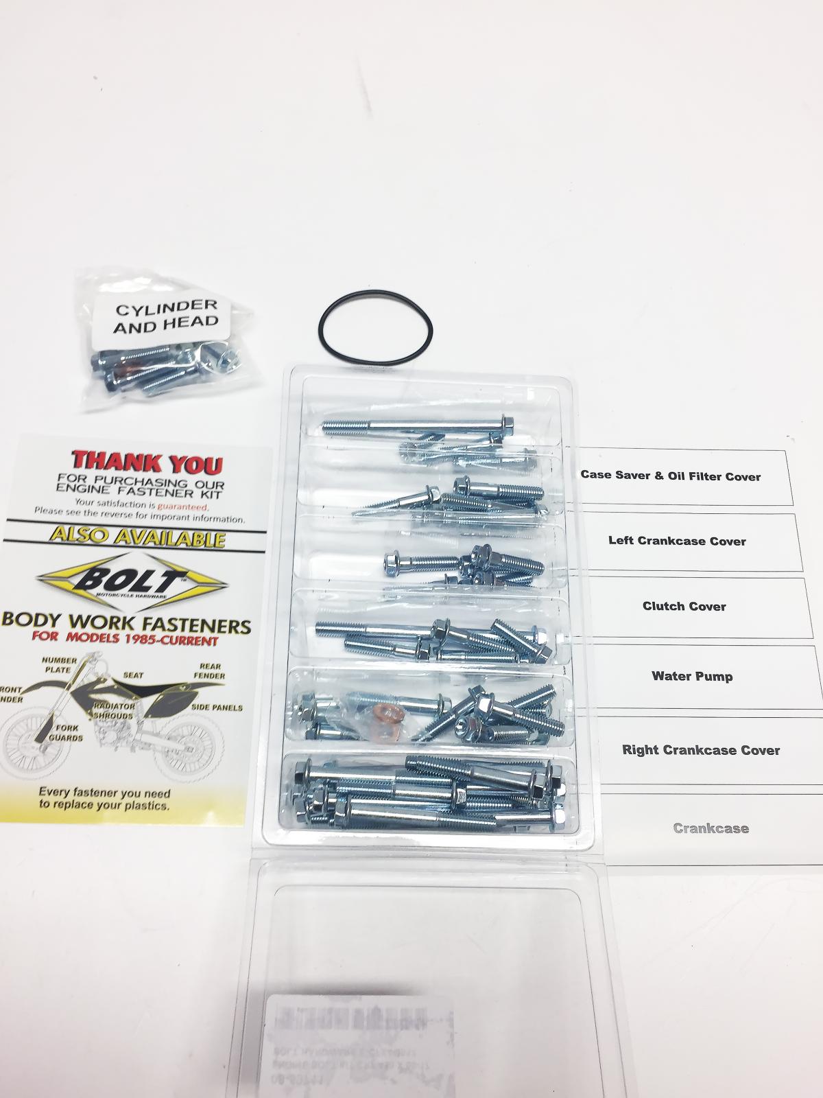 Bolt Engine Bolt Kit CRF 450 X 05-17, Bolt Hardware E-cfx4-0517