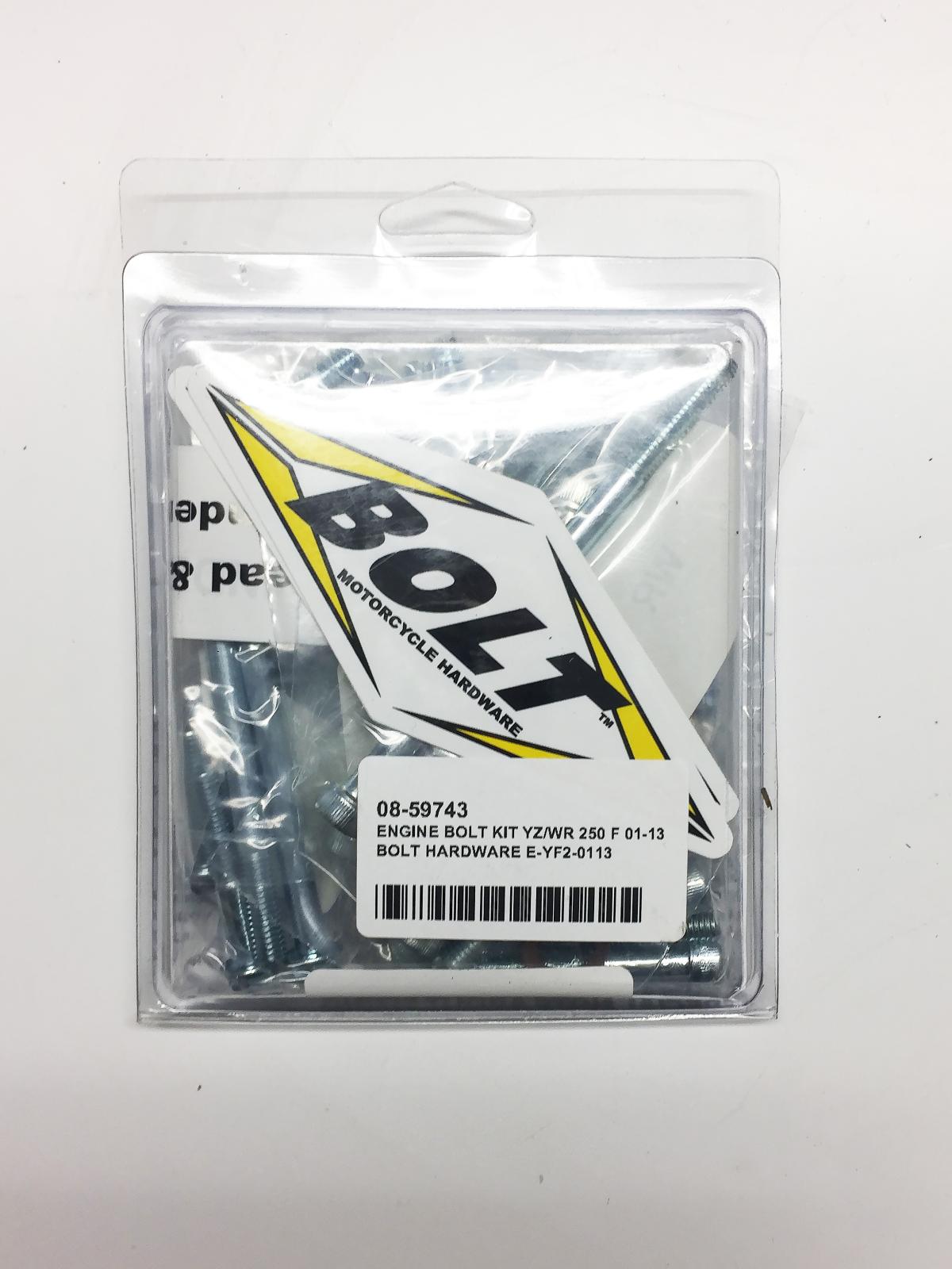 Bolt Engine Bolt Kit YZ/WR 250 F 01-13, Bolt Hardware E-yf2-0113