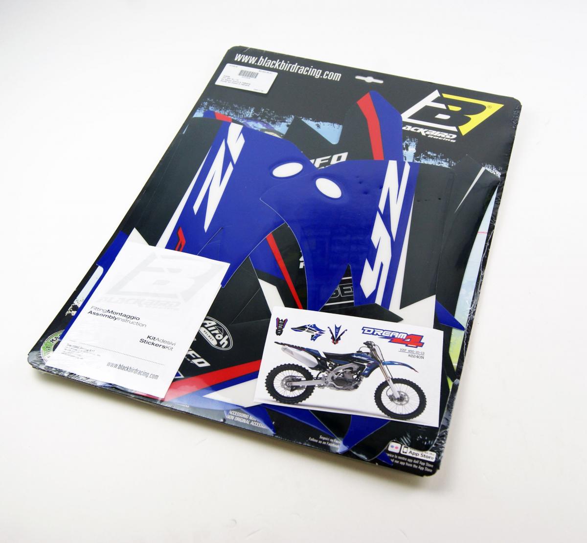 Blackbird Graphics 10-13 YZF450 Dream-4, Blackbird Decal Kit 2240n