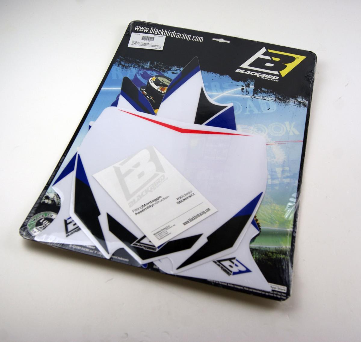 Blackbird Graphics YZF 250/450 Yamaha Pre Cut, Blackbird 6211n, Number Board Backgrounds