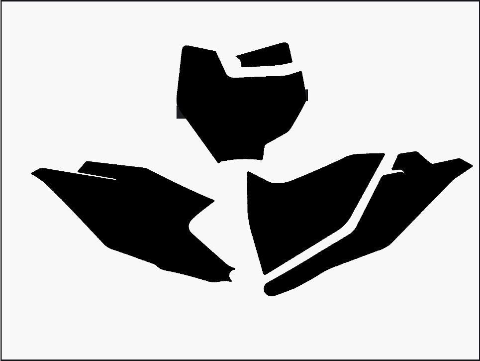 Blackbird Graphics KTM SX 85 18-20 Pre Cut, Blackbird 3527/20 Black, Number Board Backgrounds