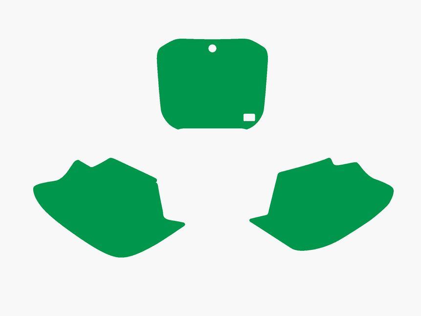 Blackbird Graphics Tm 125/250 1999-2003 Pre Cut, Blackbird 3805/30 Green, Number Board Backgrounds