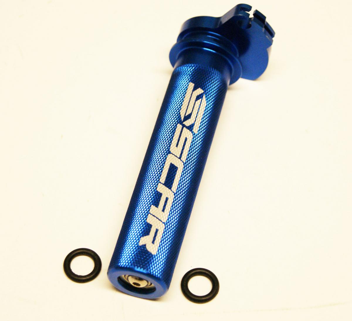 Scar Racing Throttle Tube / Bearing, YZ 65 Scar Racing TT102 Blue, Aluminium Cnc Billet 2-stroke