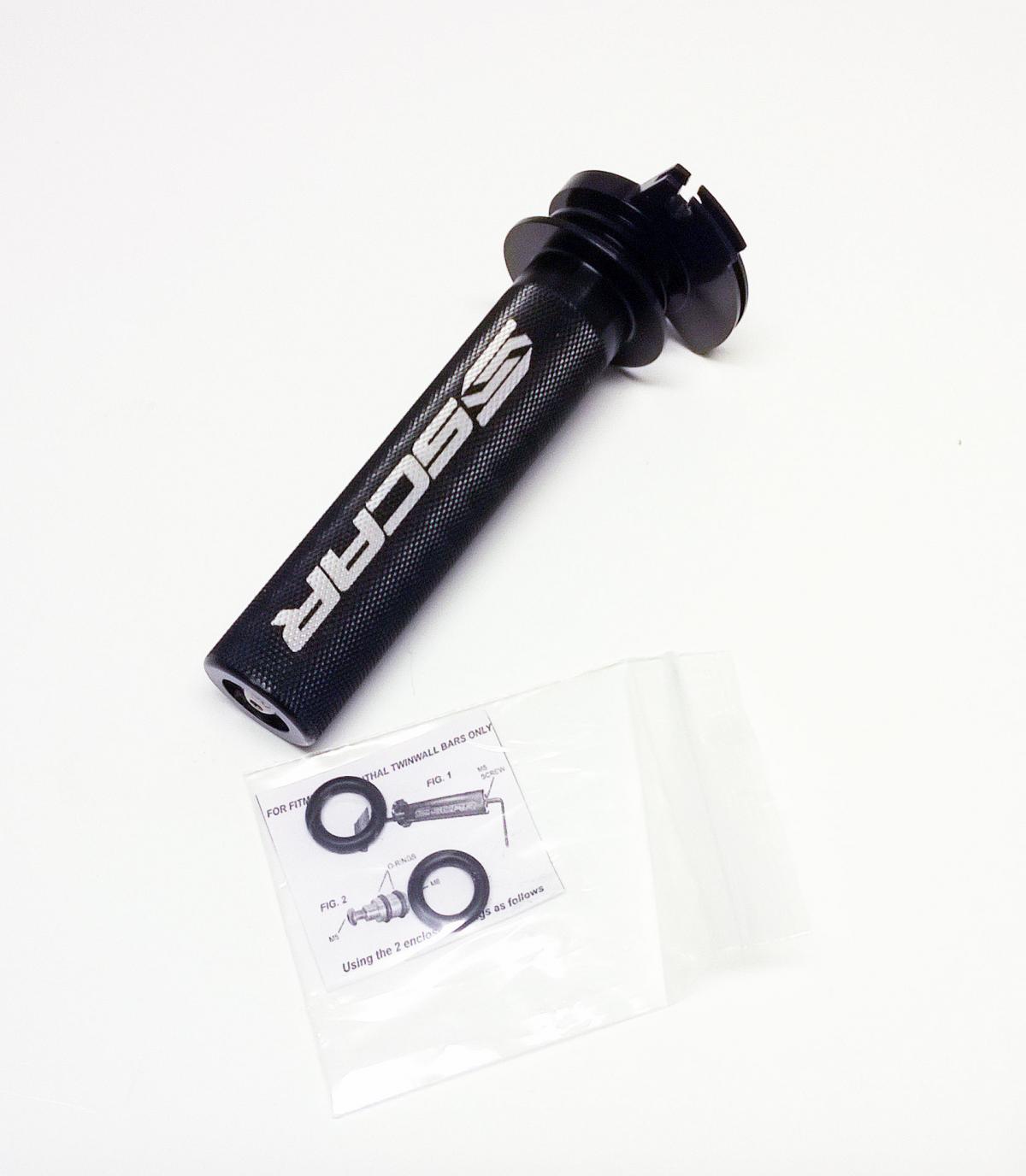 Scar Racing Throttle Tube / Bearing, YZ 125/250 Scar Racing TT101 Black, Aluminium Cnc Billet 2-stroke