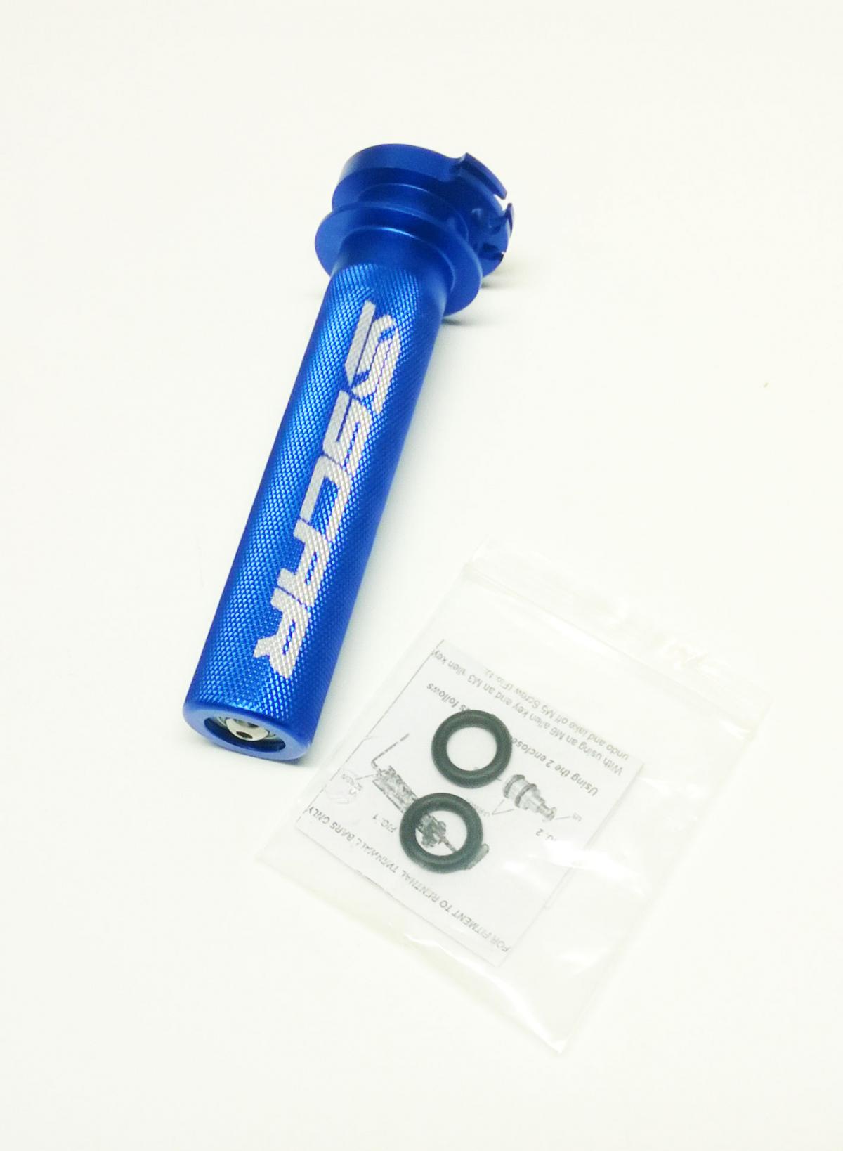 Scar Racing Throttle Tube / Bearing, YZ 250/450 Scar Racing TT100B Blue, Aluminium Cnc Billet 2-stroke