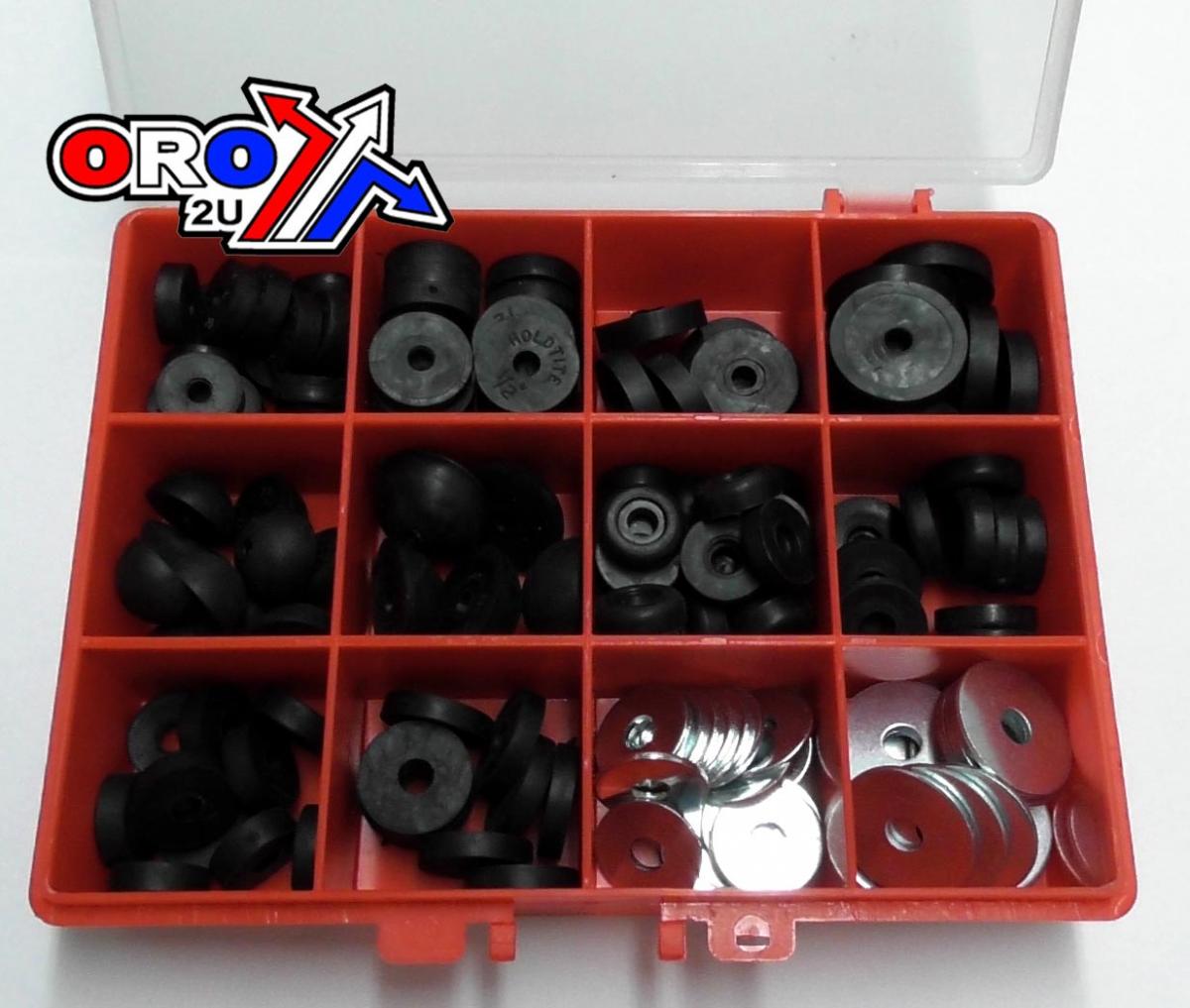 Tag-z Rubber Washer Kit 160pcs