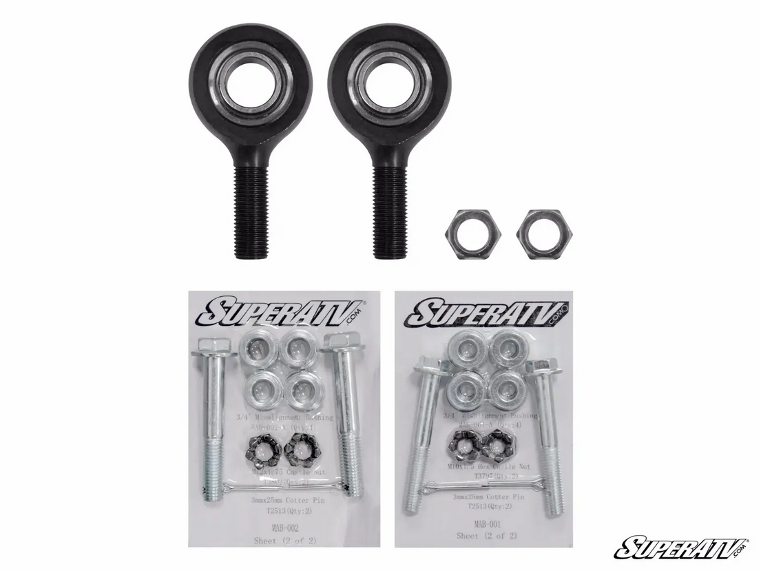 SuperATV Canam Heavy Duty Outer Tie Rod End Kit, Superatv TRE-RP-002