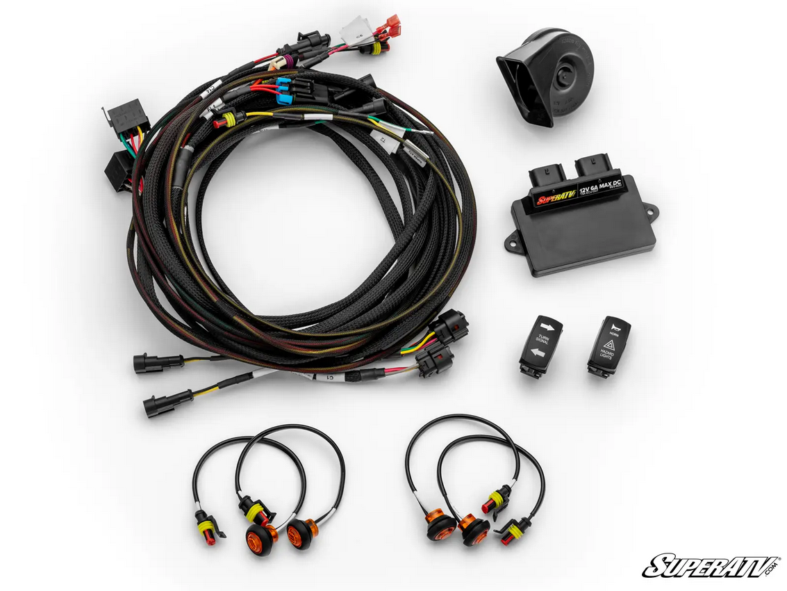 SuperATV Plug & Play Turn Signal Kit Polaris Rzr 1000 Xp Superatv TSK-P-RZRXP4-008