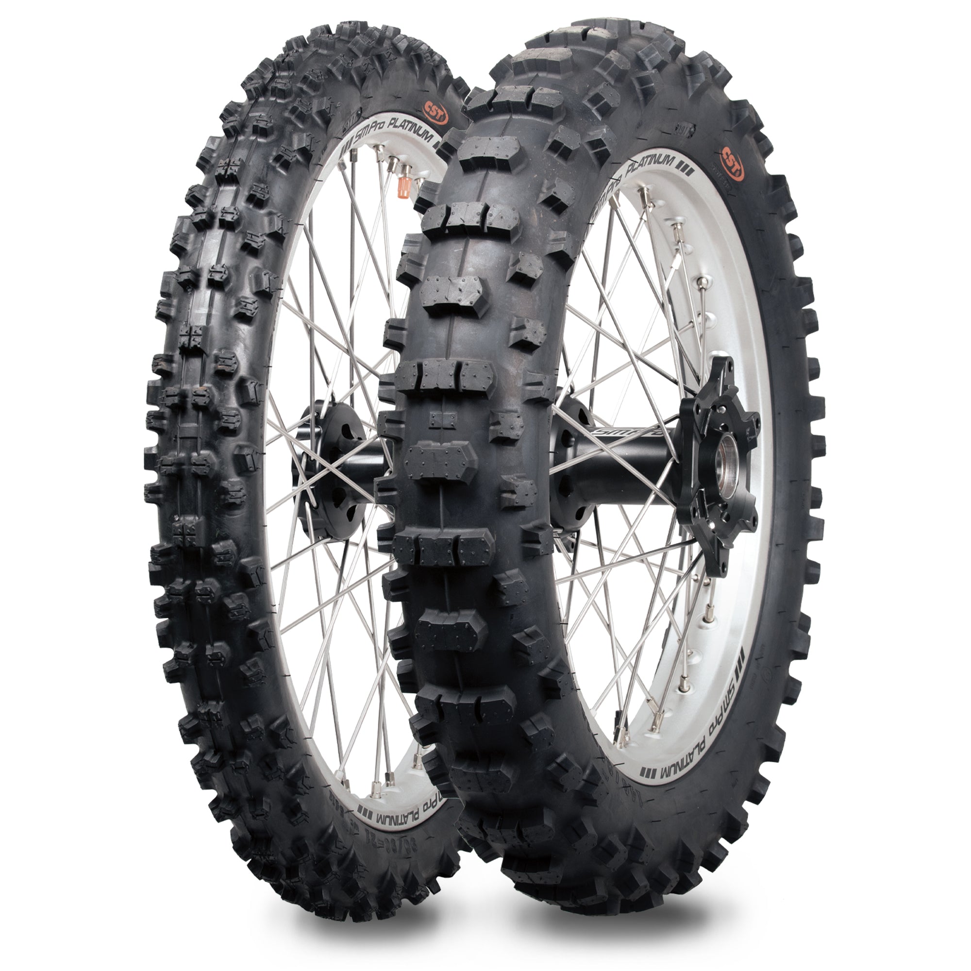 CST Enduro Tyres - Matched Pair 90/90-21 and 140/80-18