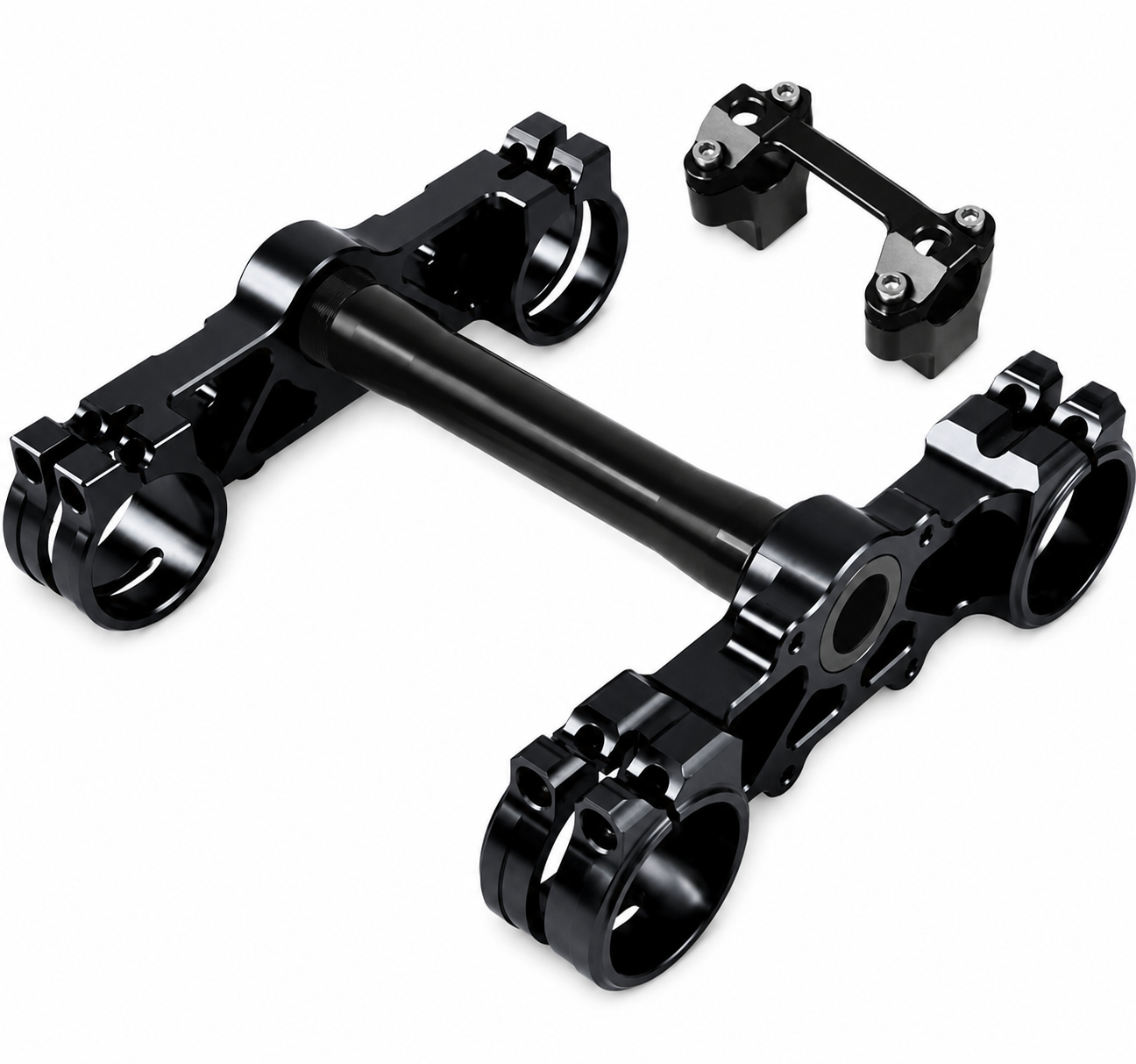 SUR-RON Triple Clamp Assembly OEM Black SUR-RON Ultra Bee