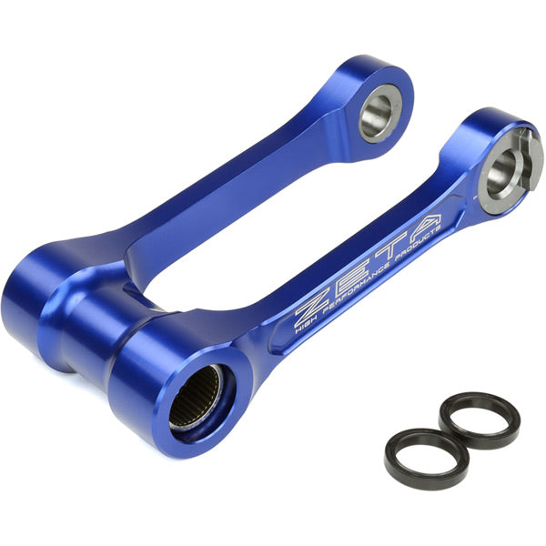 Zeta RSL Adjustable Lowering Link YZF 250/450 14-22, WR250F/450F 16-22 Blue